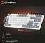 Клавіатура ігрова механічна GamePro MK-110-W USB Hot-Swap Outemu Red Switch White-Gray - мініатюра 14