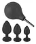 Набір для анальної стимуляції Orion Black Velvets Anal Kit 4 шт. (чорний) - мініатюра 2