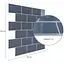 Самоклеящаяся полиуретановая плитка Wall Sticker серый кирпич 305х305х1 мм SW-00001153 - миниатюра 7