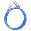 Дата кабель Hoco U113 Solid 20W Type-C to Lightning (1m) Blue - миниатюра 2
