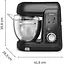 Кухонна машина Tefal Bake Partner + 1100 Вт чорна (QB5458F0) - мініатюра 4