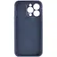 Чехол Epik Silicone Case Full Camera Protective AA для Apple iPhone 15 Pro Max 6.7 Темно-синий/Midnight blue - миниатюра 2