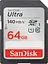 Карта памяти Sandisk 64GB SD C10 UHS-I R140MB/s Ultra (SDSDUNB-064G-GN6IN) - миниатюра 1