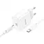 Комплект зарядного устройства Hoco C76A Pro 1Type-C PD/QC 30W PPS Type-C to Type-C White - миниатюра 3