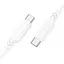 Дата кабель Borofone BX81 Type-C to Type-C 60W (1m) Білий - мініатюра 3
