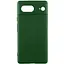 Чехол Silicone Cover Lakshmi Full Camera (AAA) with Logo для Google Pixel 8 Зеленый / Cyprus Green - миниатюра 1