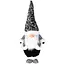 Мягкая игрушка Bona Black & White Гном в пайетках 21х13х85 см (000264831) - миниатюра 1