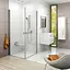 Душевая кабина Ravak Chrome CRV1 + CRV1 90 см хром+прозрачный 1QV70C01Z1 - миниатюра 3