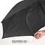 Зонт-трость Perletti Golf XXL с системой антивитер черный (P96020-01) - миниатюра 4