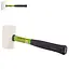 Киянка гумова Alloid з ручкою із фібергласу біла 340 г (RM-15340F) - мініатюра 3