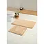 Килимки для ванної Vonaldi Softmicro набір 2 шт. пісочний - мініатюра 1