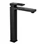 G1017-62 Змішувач для умивальника високий чорний Gappo 1/8, Чорний матовий - мініатюра 1