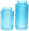 Ваза декоративна Ancient Glass "Прозора Лазур", яскраво-блакитне скло Bona 20х12 см dec0009157 - мініатюра 2