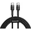 Кабель зарядный Baseus 60W PD2.0 Type-C to Type-C 1 м черный - миниатюра 1