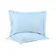 Наволочки сатин Lotus Home - Dakota Modern голубой 50x70+5 (2 шт) - миниатюра 1