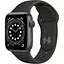 Apple Watch Series 6 GPS 40mm Space Gray Aluminum Case w. Black Sport B. (MG133) - мініатюра 1