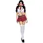 Костюм школярки Leg Avenue Miss Prep School XS Red - мініатюра 2