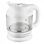 Дисковый стеклянный электрочайник Grunhelm EKG-25010W 1,2л 1630Вт Белый - миниатюра 1