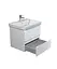 Тумба Мойдодир Unik 60-A Білий з умивальником Vivace 60 Білий - мініатюра 3