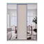 Шкаф купе Doros Сити Лайт Кашемир 1 ДСП/2 зеркала 180х60х225 (80736368) - миниатюра 2