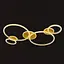 Люстра потолочная Brille светодиодная 86W WW+NW+CW G (WBL-59C/7) - миниатюра 4