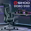 Крісло офісне Sihoo Doro S100 Mesh Black (S100-M301) - мініатюра 7