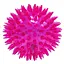 Мячик детский "Ежик" PR24125, 8,5 см, световые эффекты Фиолетовый - миниатюра 1