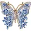 Брошь Бабочка (158511469) - миниатюра 1