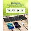Сонячний зовнішній акумулятор 20000 мАг з двома виходами 3 А, швидка зарядка - мініатюра 2