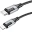 Дата кабель Borofone BX101 Creator 27W Type-C to Lightning (1m) Black - мініатюра 2