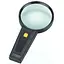 Лупа ручная круглая с подсветкой, 2,5Х, диам-90 мм, Magnifier 82015 - миниатюра 1