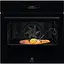 Духовой шкаф электрический Electrolux 70 л А++ пара дисплей конвекция функция пароварки телескопические направляющие черный - миниатюра 1