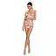 Бодистокинг-платье Passion BS089 white мини плетение в виде паутины One size - миниатюра 3