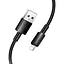 Дата кабель Hoco X119 Energy USB to Lightning 2.4A (1m) Black - мініатюра 3