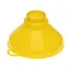 Воронка (лейка) Ø 15,5 см пластиковая с широким горлом на банку, Kitchette Желтый 84035 - миниатюра 6