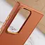TPU чохол Epik Bonbon Metal Style для Samsung Galaxy S24 Ultra Помаранчевий / Papaya - мініатюра 3