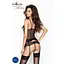 Корсет с пажами Passion JOLENE CORSet black L/XL - миниатюра 4