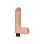 Реалістичний вібратор Lovetoy Real Softee Vibrator With Balls Flesh 17 см тілесний - мініатюра 5