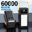 Портативный внешний аккумулятор Bilintong 60000mAh Power Bank + Led фонарик Черный - миниатюра 3