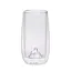 Стакан для напитков Холодная гора из толстого стекла 280 мл Прозрачный Yiwu 64486-27 - миниатюра 1