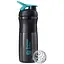 Шейкер спортивный BlenderBottle SportMixer Flip 28oz/820 мл Black/Teal (SM 28oz Black/Teal) - миниатюра 1
