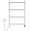 Электрический полотенцесушитель Navin Retro 500x800 Sensor левый, белый бархат 10-012033-4860, Белый матовый, Левое, Электронный - миниатюра 2