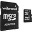 Карта памяти Wibrand microSDHC, 16Gb, Class10 UHS-I U1, адаптер SD (WICDHU1/16GB-A) - миниатюра 1