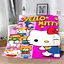 Плед плюшевий на подарунок 3D Hello Kitty 160х200 см - мініатюра 1