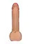 Вібратор B - Series Real Apollo 7", 20 см (тілесний) - мініатюра 2