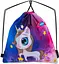Мешок для обуви Winne Единороги для девочек 43,5х41 см Фиолетовый (M-75) - миниатюра 1