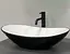 Умивальник VBI Turin black white накладний VBI-011513, Чорний матовий - мініатюра 6