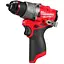 Шуруповерт-дрель аккумуляторный Milwaukee M12 FDD2-0 12В 45 Нм 450 1550 об/мин 1.1 кг без АКБ и ЗП - мініатюра 1