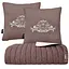 Покрывало на кровать Ideia с декортивными подушками шоколадно-бежевое 220х240 см (8000035831_шоколад/беж) - миниатюра 12