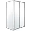 Боковая стенка Eger 90x195 см 599-153-90W(h), прозрачный, хром - миниатюра 4